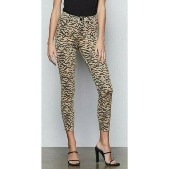 Good American Denim - NWOT Good American Animal Print Good Waist Crop *